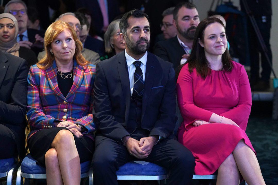 From left: Ash Regan, Humza Yousaf and Kate Forbes