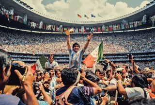 Photographer David Yarrow got ‘lucky’ with iconic Diego Maradona Cup Final shot in 1986