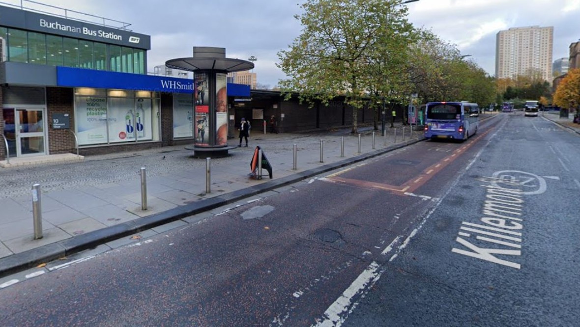 Man taken to hospital with serious injury after being attacked near Buchanan Bus Station in Glasgow