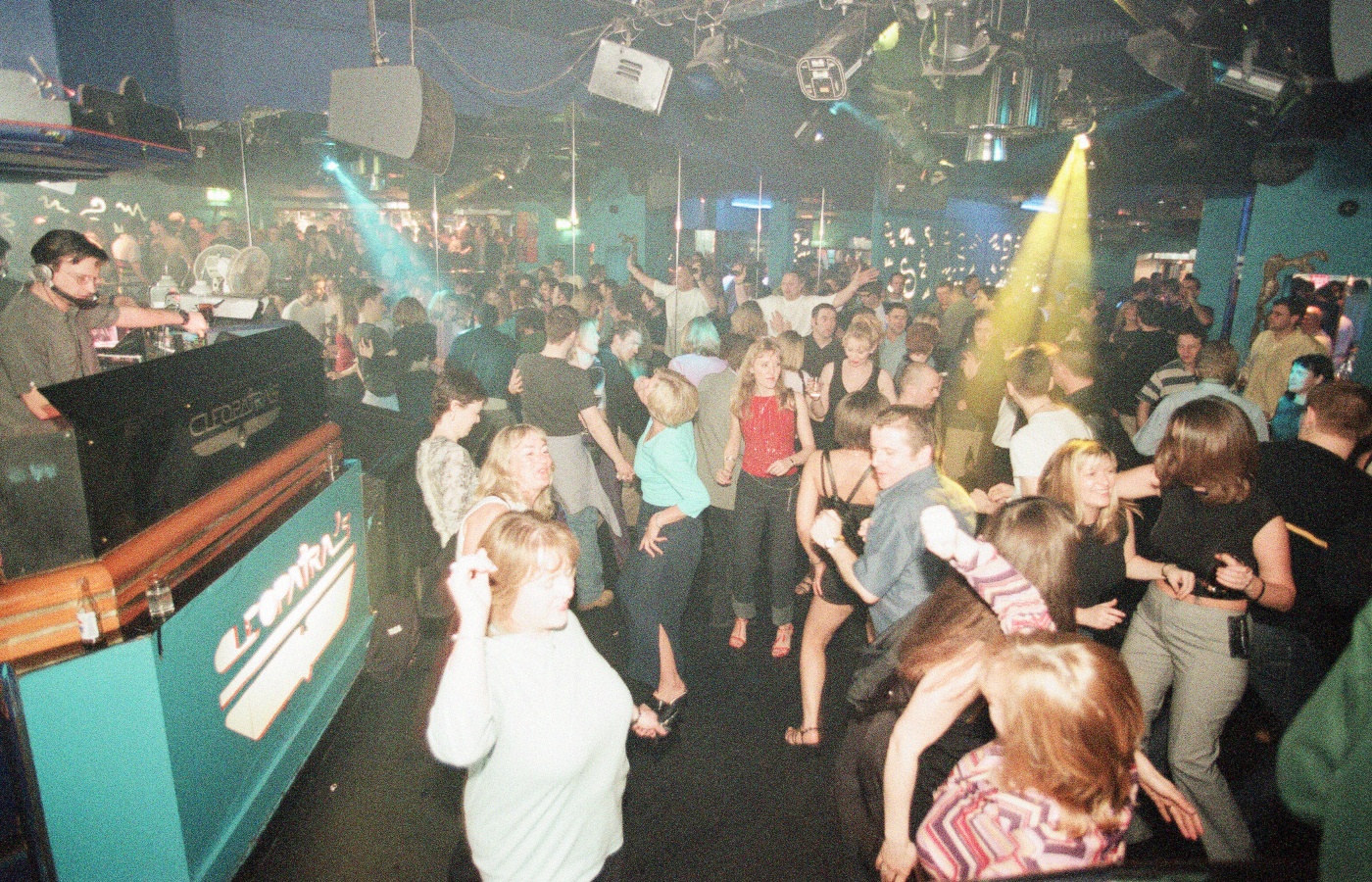 Cleopatra's nightclub, aka Clatty Pats, Glasgow, April 12, 2001.