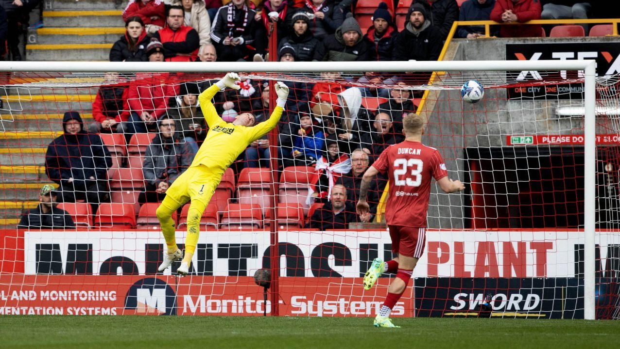 Aberdeen tighten grip on third place with 2-0 Premiership win over Rangers