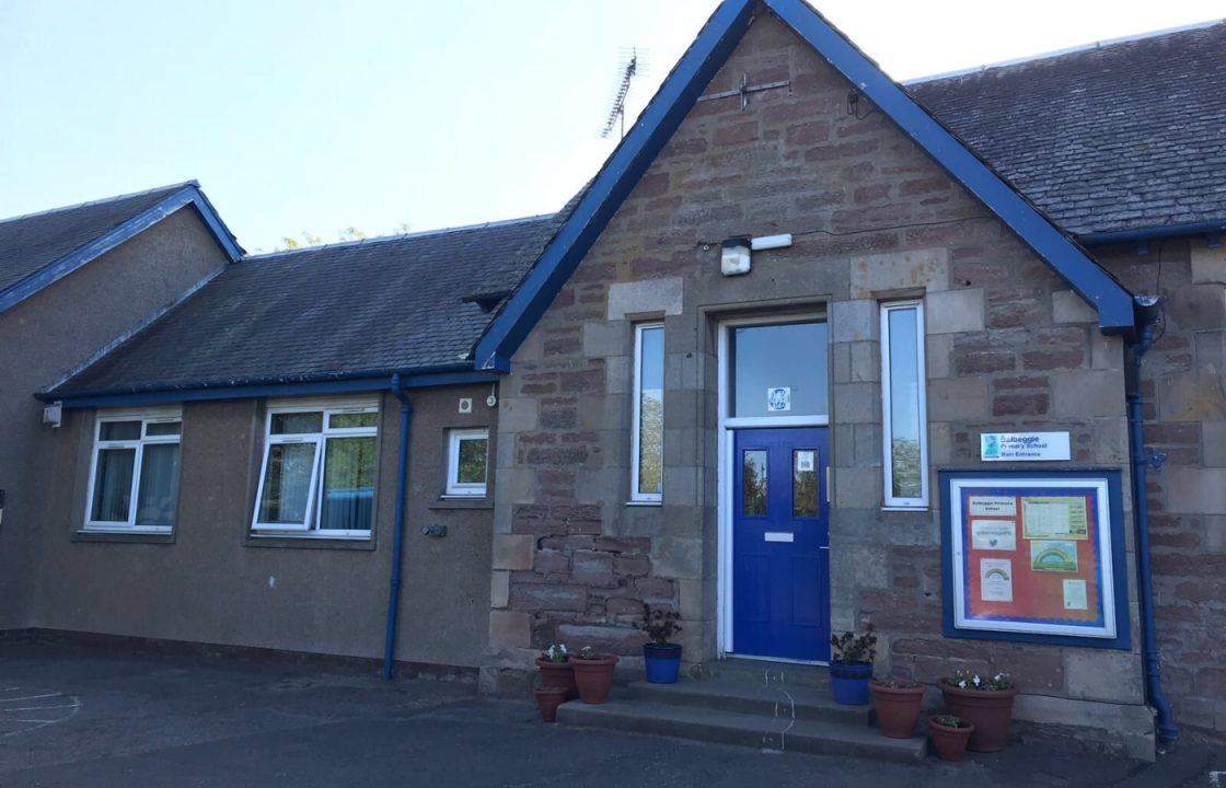 Balbeggie primary school in Perthshire closed on Wednesday after firefighters tackle blaze