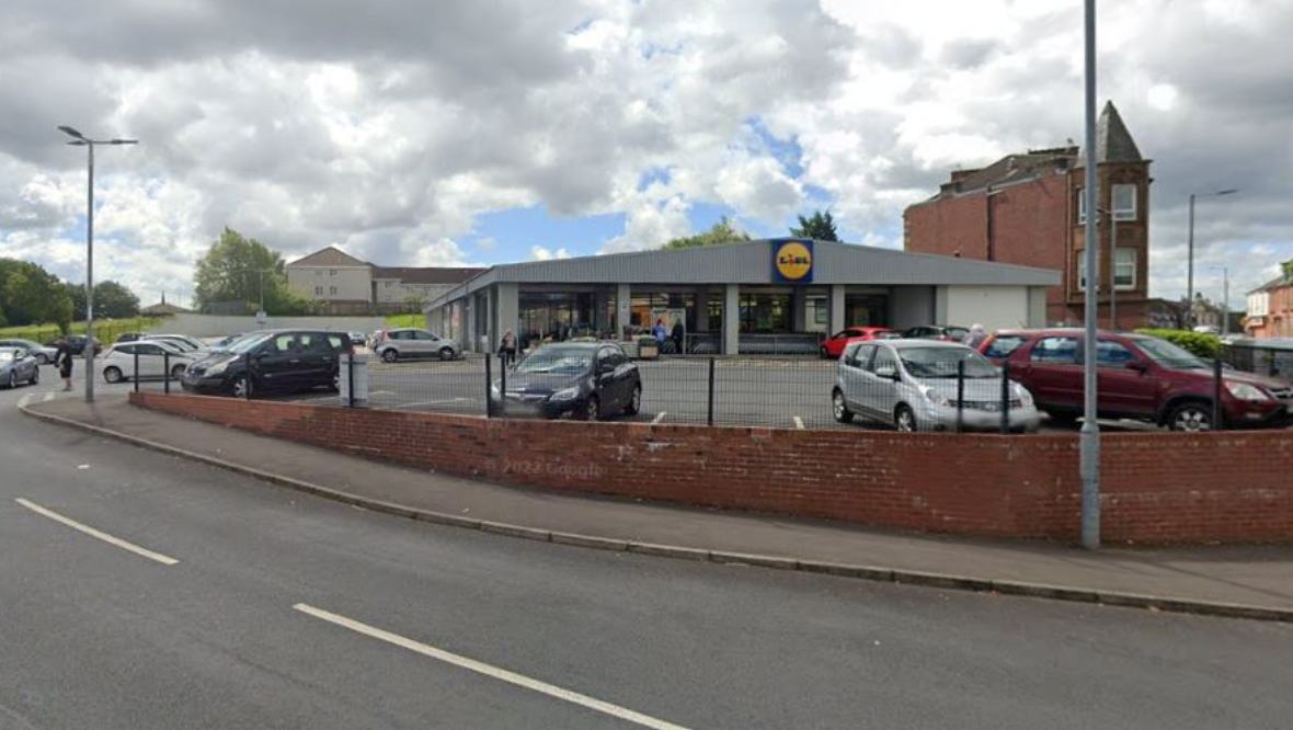 Woman in hospital after being struck by car outside Lidl in Baillieston