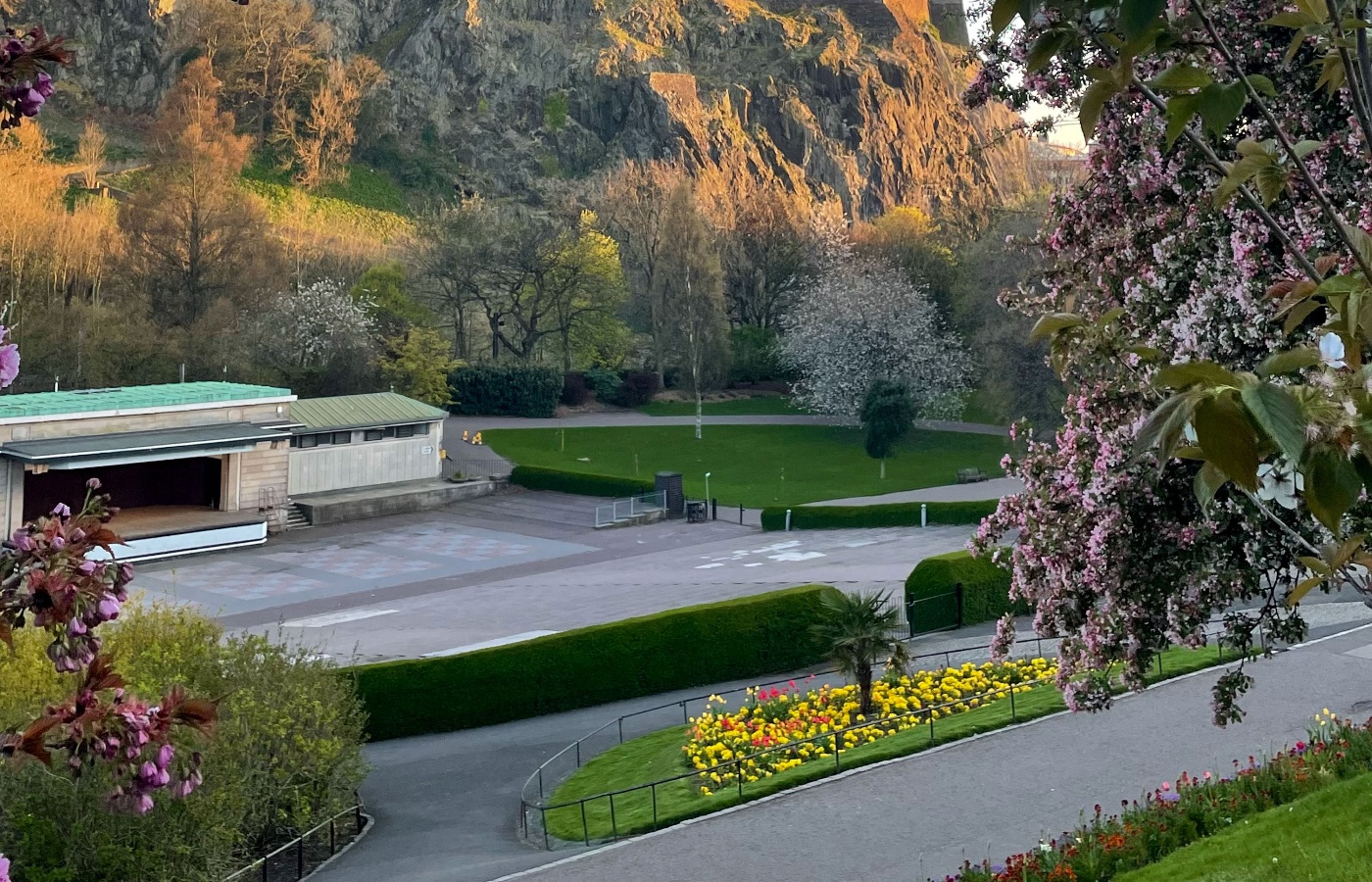 The ceremony will be shown in Princes Street Gardens.
