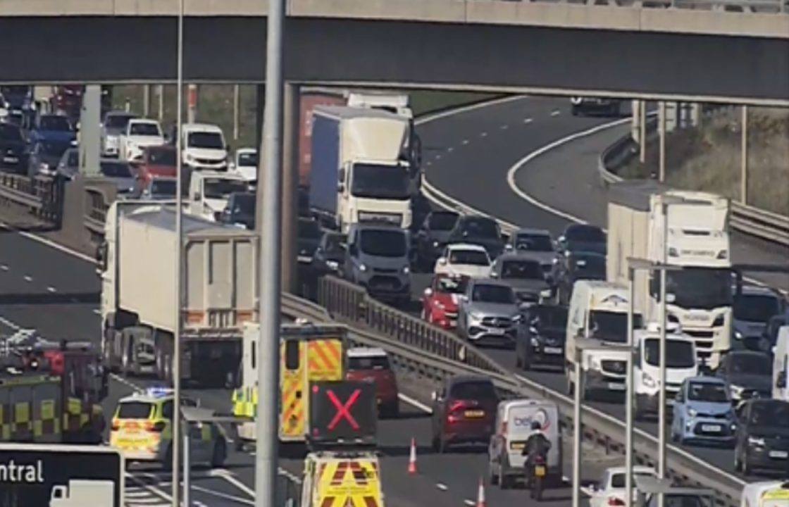 Person charged after four-vehicle crash which saw busy M73 motorway close near Glasgow