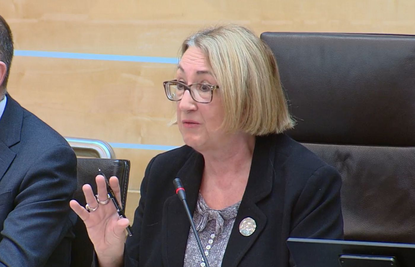 Deputy presiding officer Annabelle Ewing urged MSPs to show their colleagues 'courtesy and respect'.