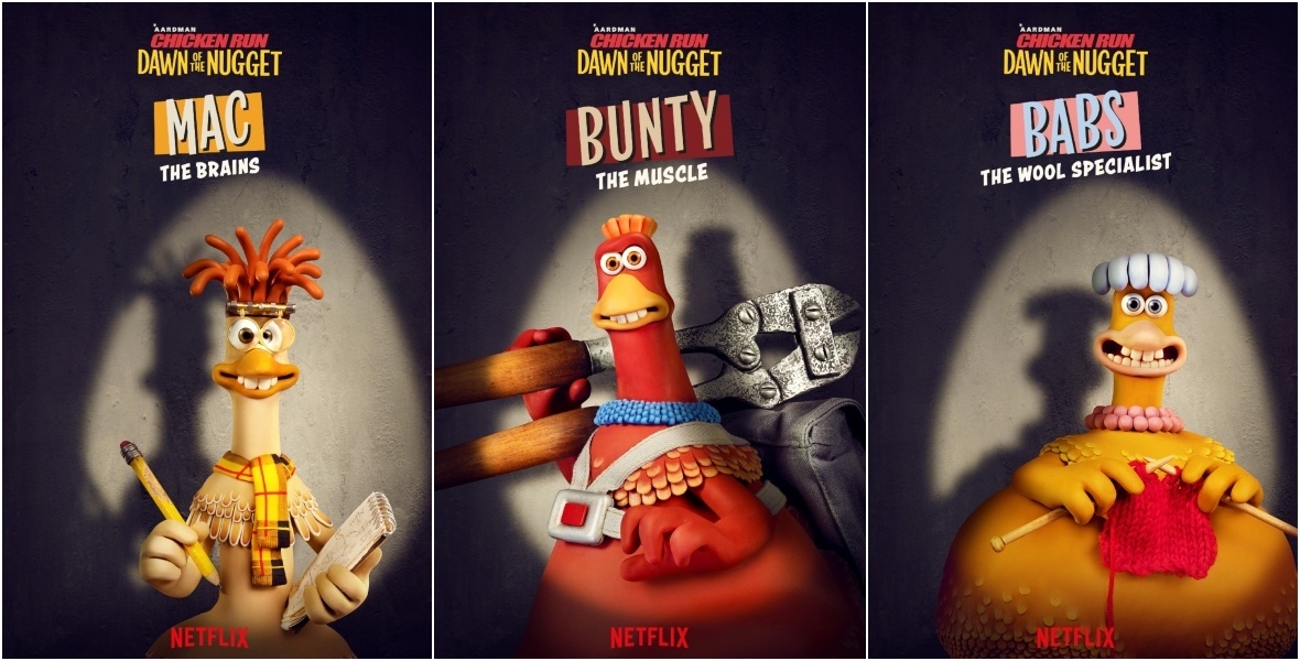 New images released of Chicken Run: Dawn of the Nugget characters 