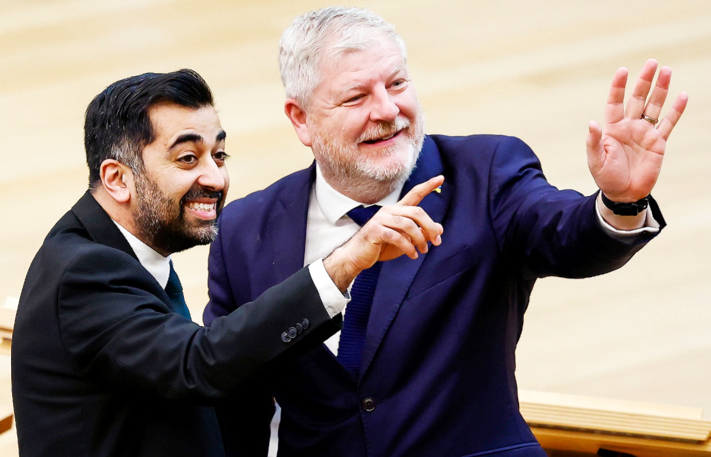 Angus Robertson was SNP Westminster leader until 2017 before losing his seat and later being elected to the Scottish Parliament, where he now serves as Humza Yousaf's constitution secretary.