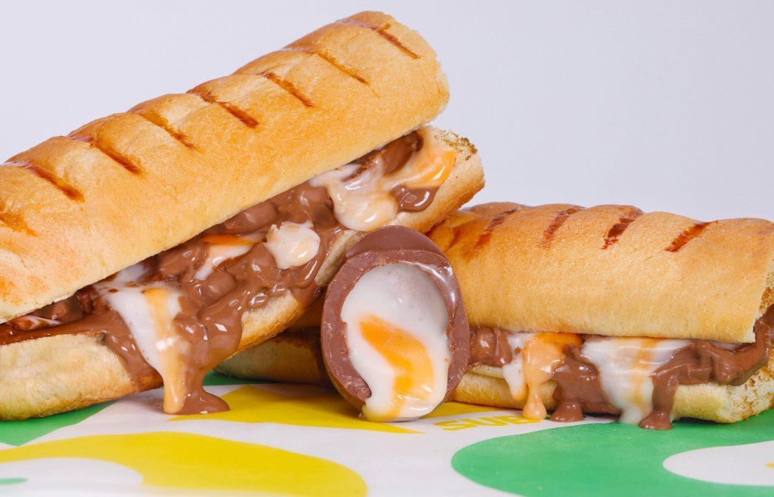 Subway launches free Cadbury Creme Egg sandwich for one day at Glasgow store