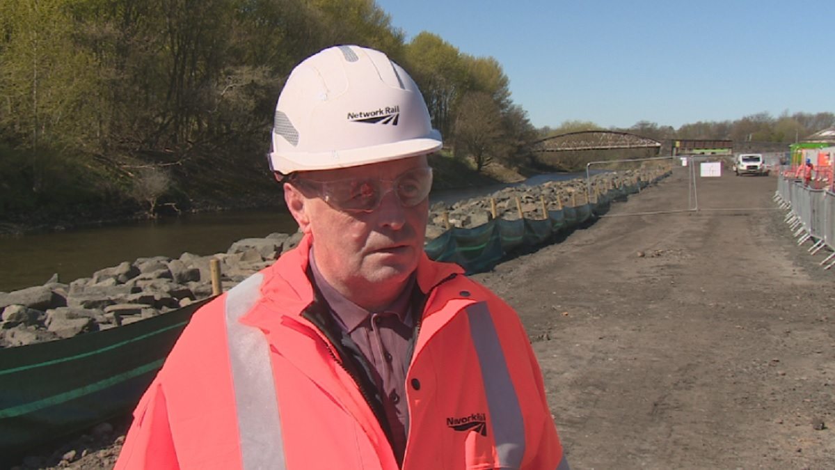 Network Rail Project Manager Joe Mulvenna says the line will open next Spring