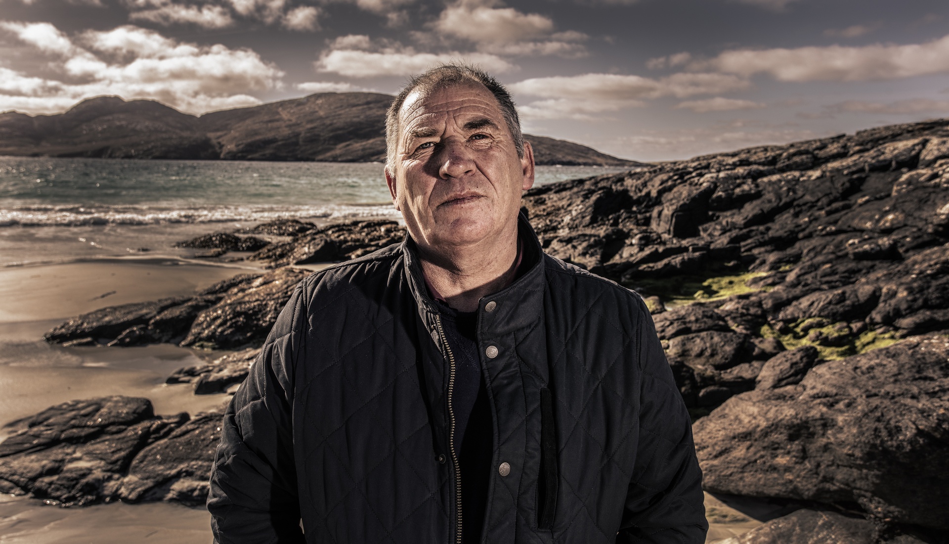 Fisherman Donald MacNeil, from Vatersay in the Outer Hebrides, is the lead singer in Skipinnish's new song The Clearances Again.