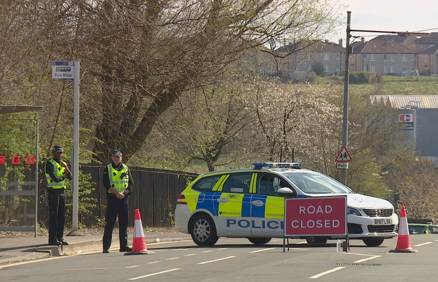 Police were called to reports of a suspicious device in a flat on Petershill Road, Springburn, just after 10am on April 17.