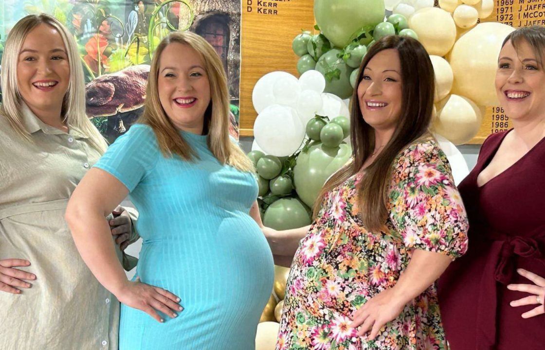 Four Stirling sisters pregnant at same time with two due to give birth on same day