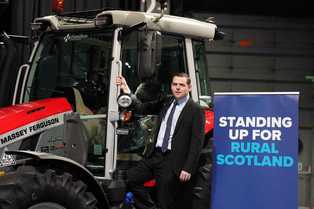 Douglas Ross at Scottish Tory conference in Glasgow