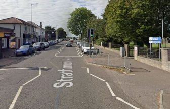 Woman taken to hospital after being struck by car near St John’s RC High School in Dundee