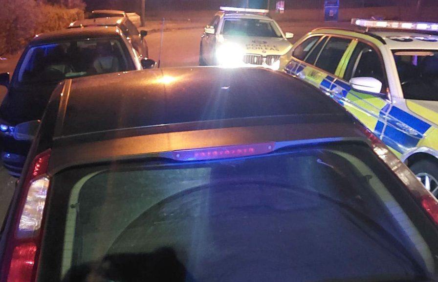 Driver arrested after car and foot chase through city following break ...