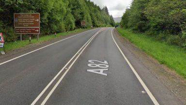 Motorcyclist dies in hospital after A82 crash with car near Loch Lomond north of Luss