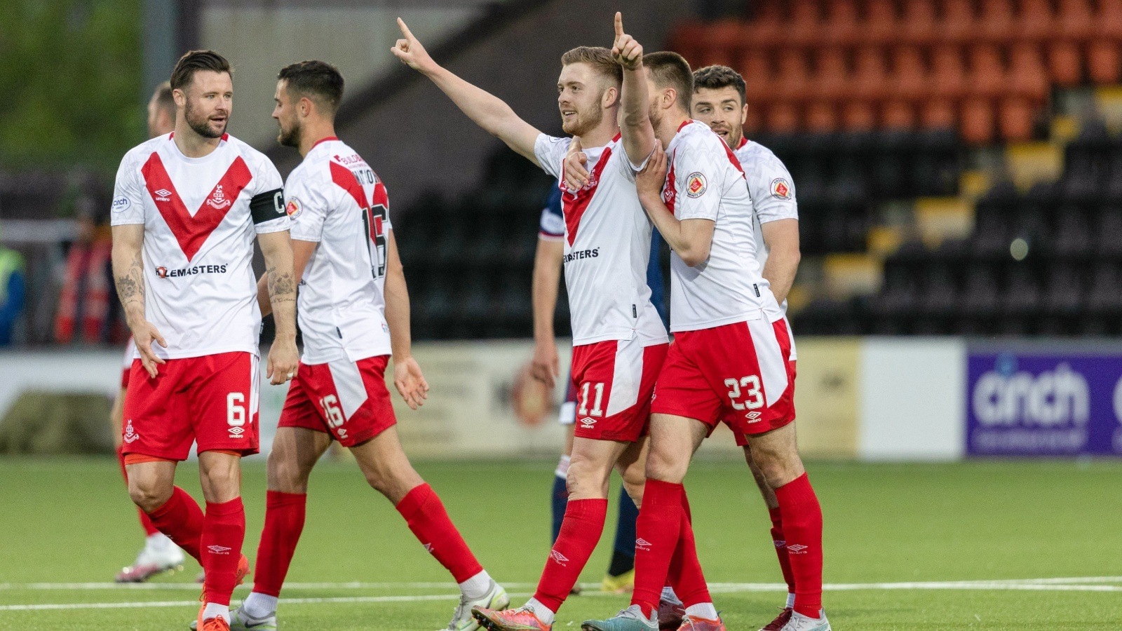 Airdrie take onegoal advantage into second leg against Hamilton STV News