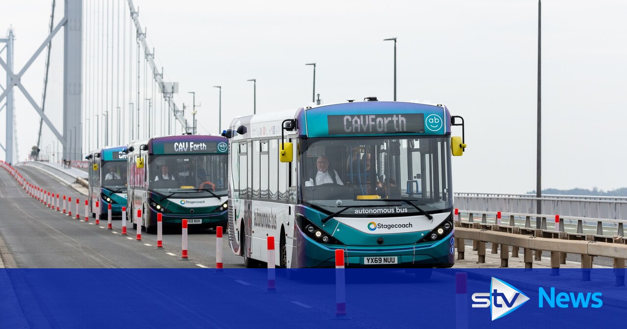 Self driving Bus Trial To Start On Forth Road Bridge Between Edinburgh self-driving-bus-trial-to-start-on-forth-road-bridge-between-edinburgh