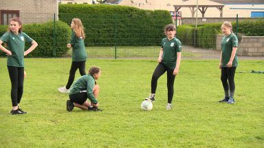 Ladyloan Without Limits: Arbroath primary school girls get involved in sport as part of new programme
