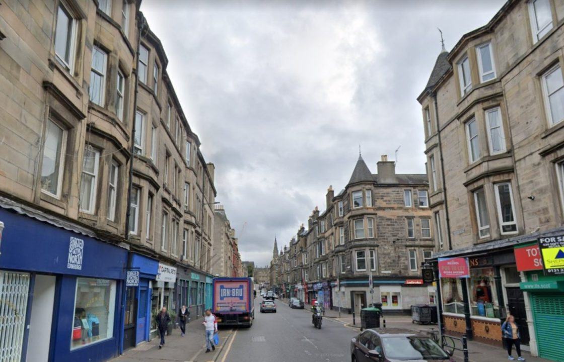 Pedestrian and driver rushed to hospital after crash in Edinburgh