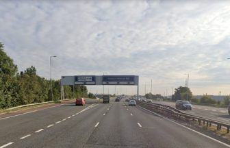 Drivers no longer facing delays on M8 near Glasgow after early morning car crash
