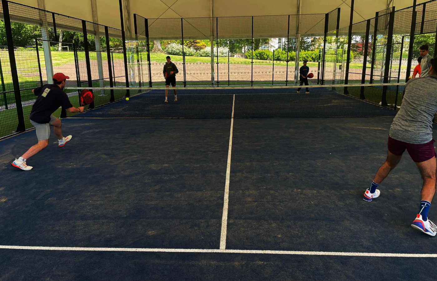 Located beside the Aberdeen Tennis Centre, it is hoped the new facility will encourage future champions in both conventional tennis and padel.