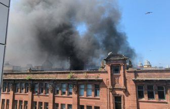 Plumes of smoke seen billowing as historic Tontine building in Trongate catches fire