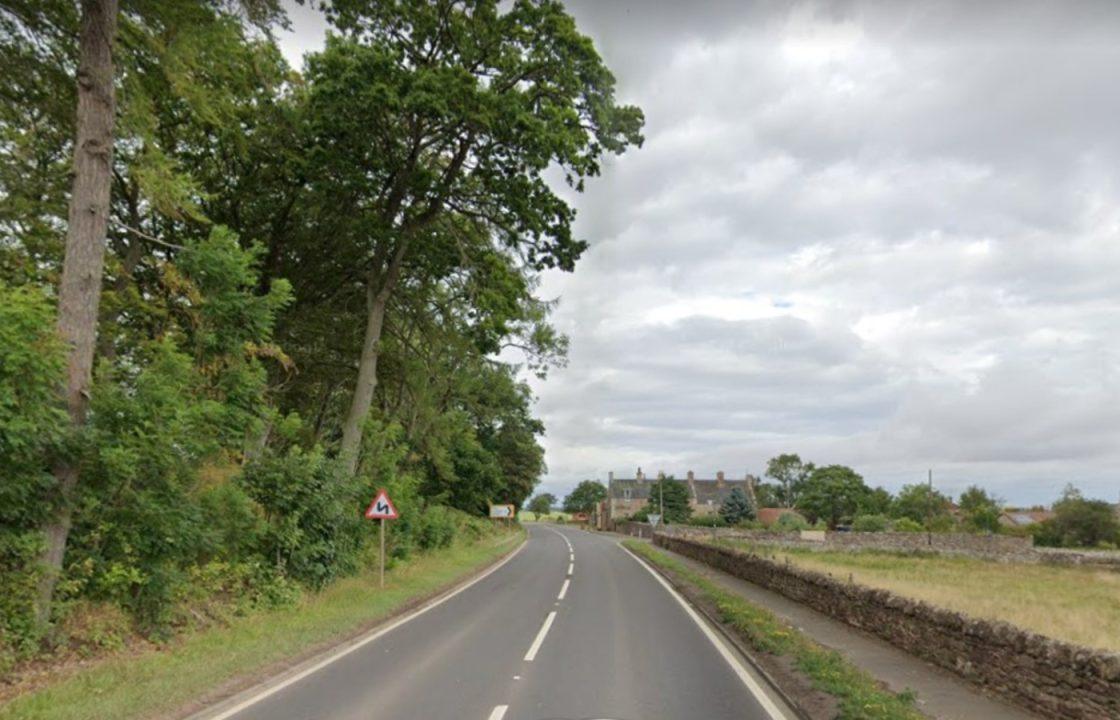 Three, including one-year-old girl, rushed to hospital after two-car crash on A68 near Edinburgh
