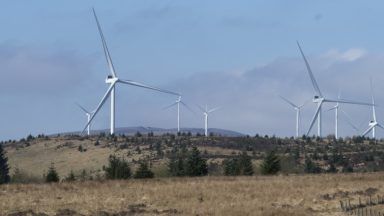 Wind farm serving 31,000 households opens in Lanarkshire