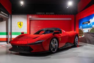 Life-size Lego model of luxury Ferrari Daytona sports car unveiled