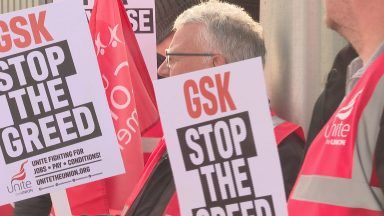 GlaxoSmithKline workers go on strike for the first time