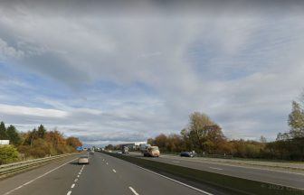 Rush hour crash on M80 motorway near Cumbernauld leaves lorry driver in hospital