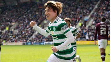 Celtic clinch Premiership title with win over ten-man Hearts at Tynecastle