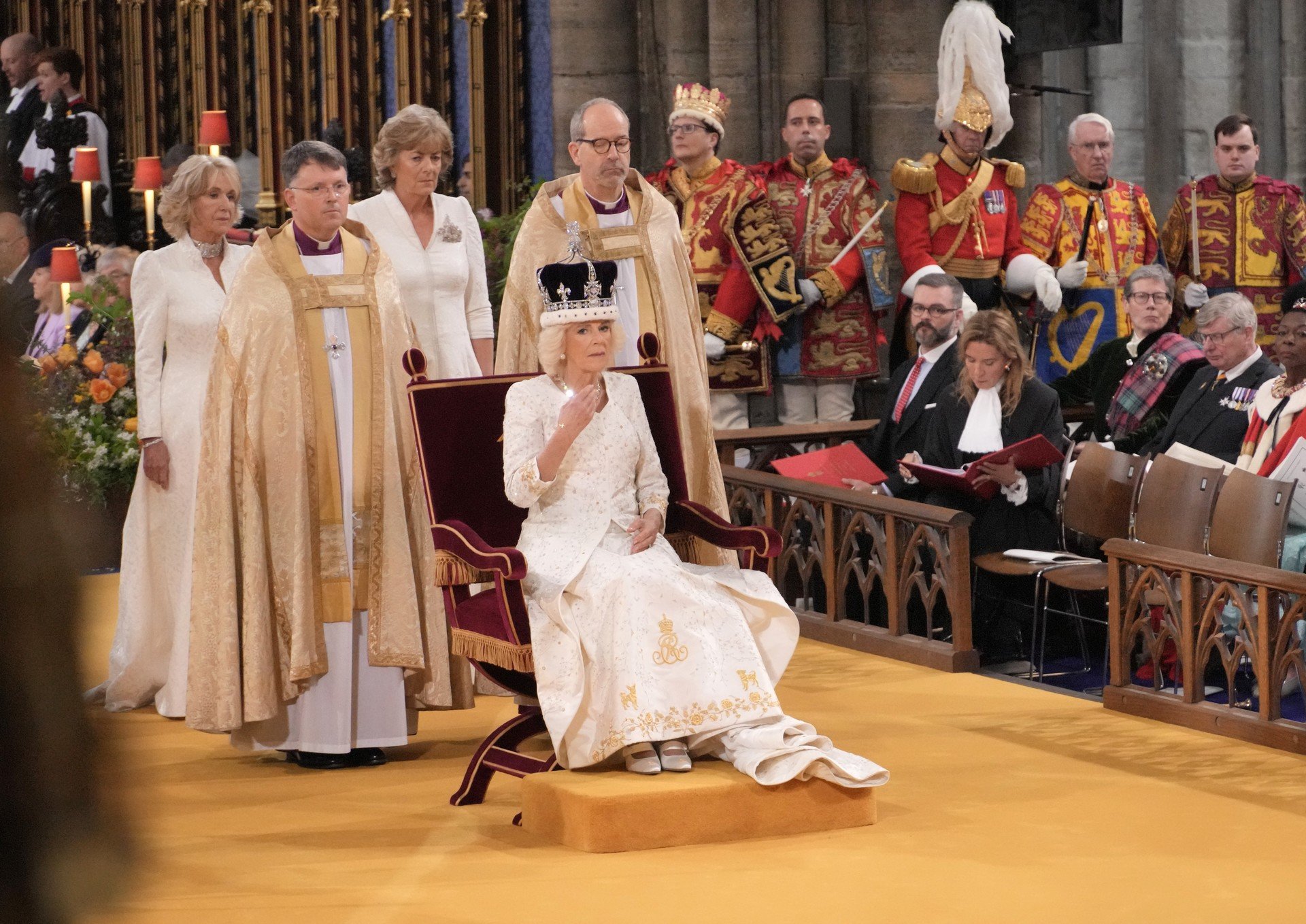 Camilla is crowned Queen at Westminster Abbey