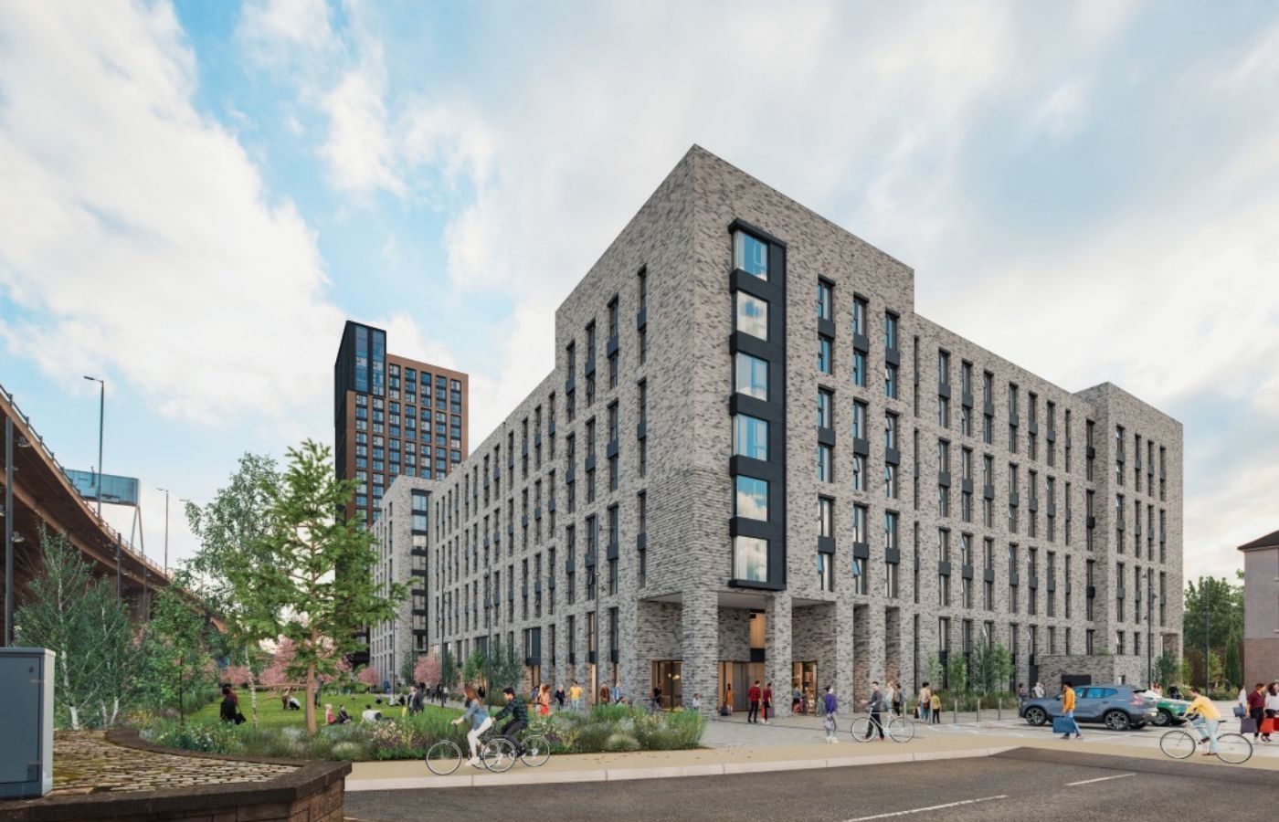 The proposals include both student accommodation and private rented flats.