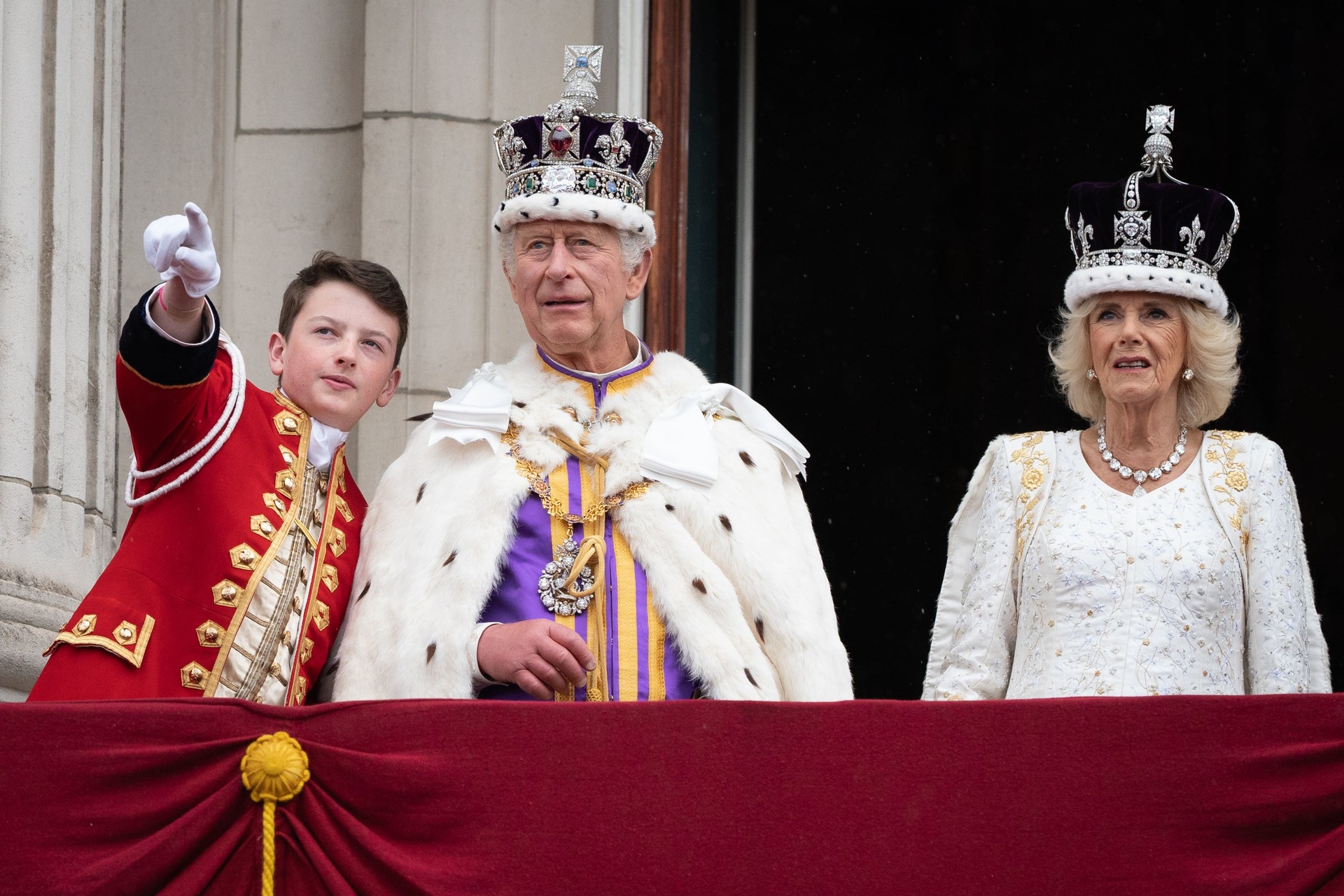 Charles and Camilla were crowned King and Queen yesterday.