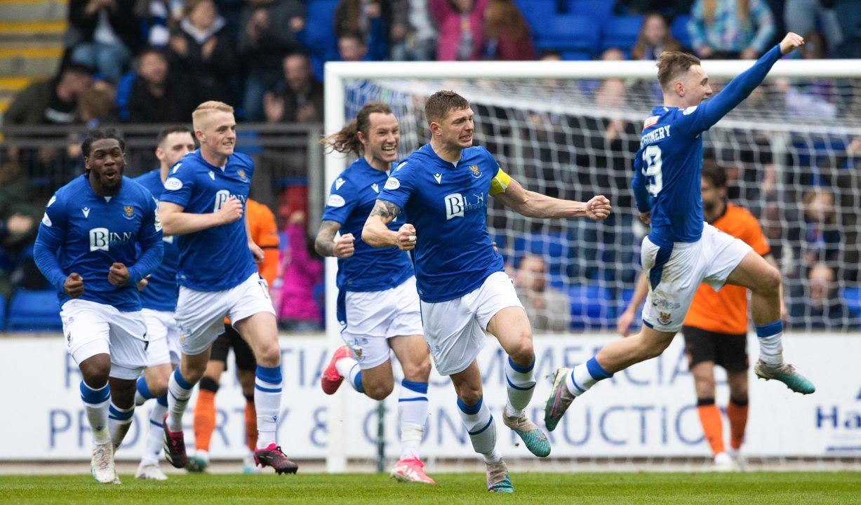 St Johnstone take huge step towards Premiership safety with win over ten-man Dundee United