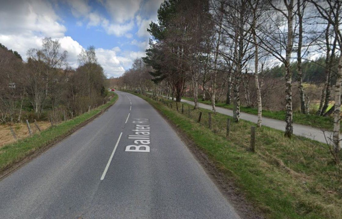 Three people rushed to hospital after multiple car crash on A93 near Ballater in Aberdeenshire