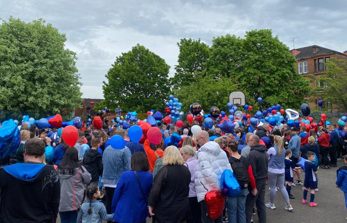 Balloon tribute for 13-year-old boy who died after being struck by car