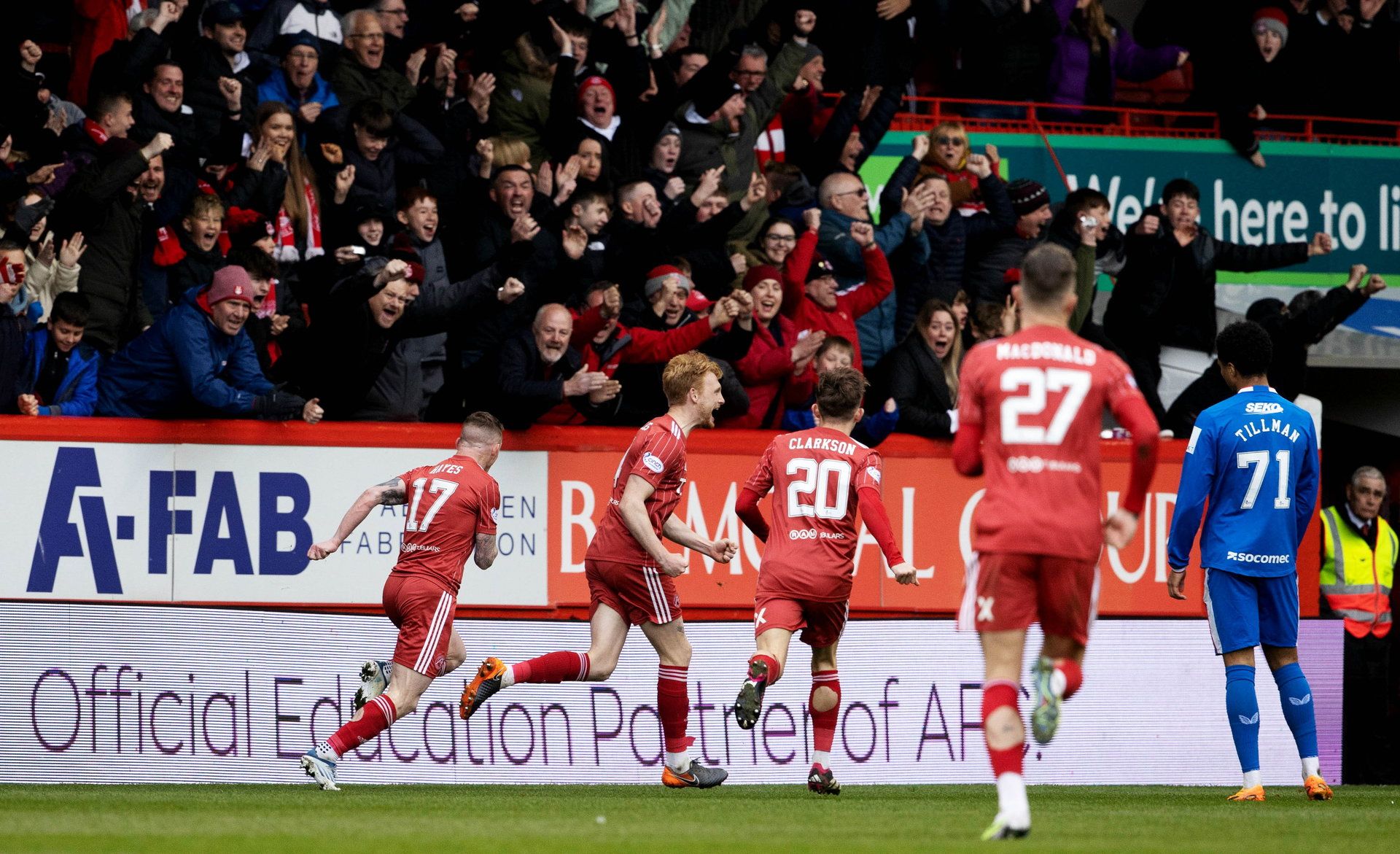 Aberdeen defeated Rangers 2-0 at Pittodrie in their final pre-split match.. (Photo by Alan Harvey / SNS Group)