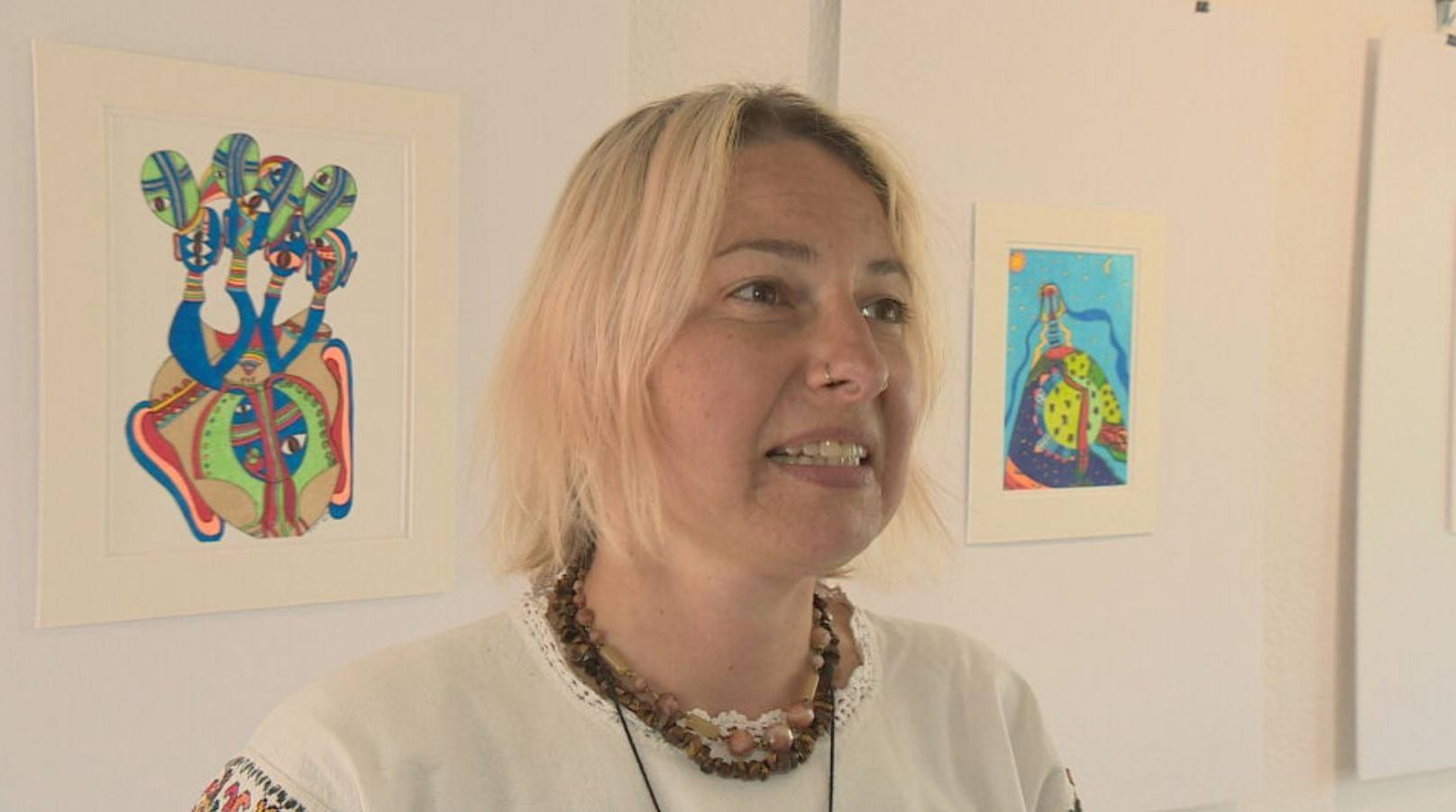 Artist Taryna Kvltka said the exhibition represents 'the connection between past, present and future'