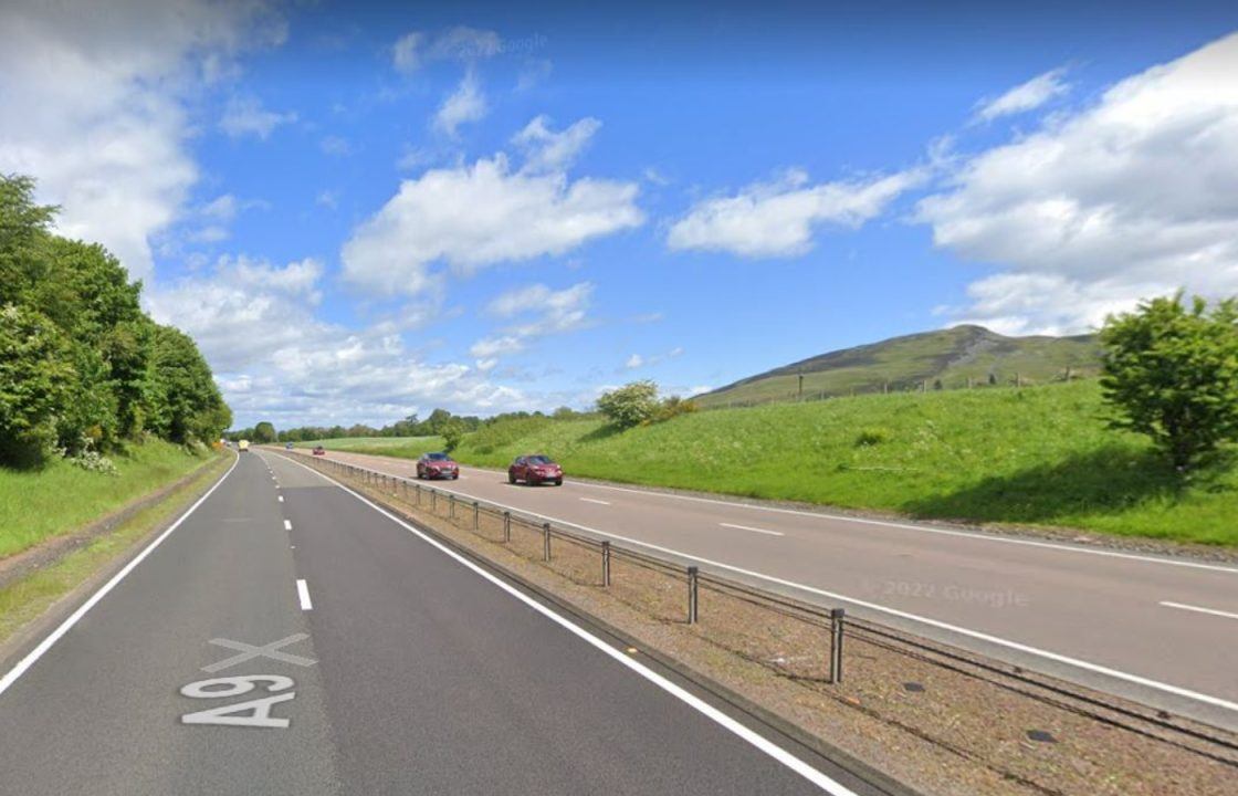 Motorcyclist dead and three others in hospital after serious crash on A9 near Auchterarder