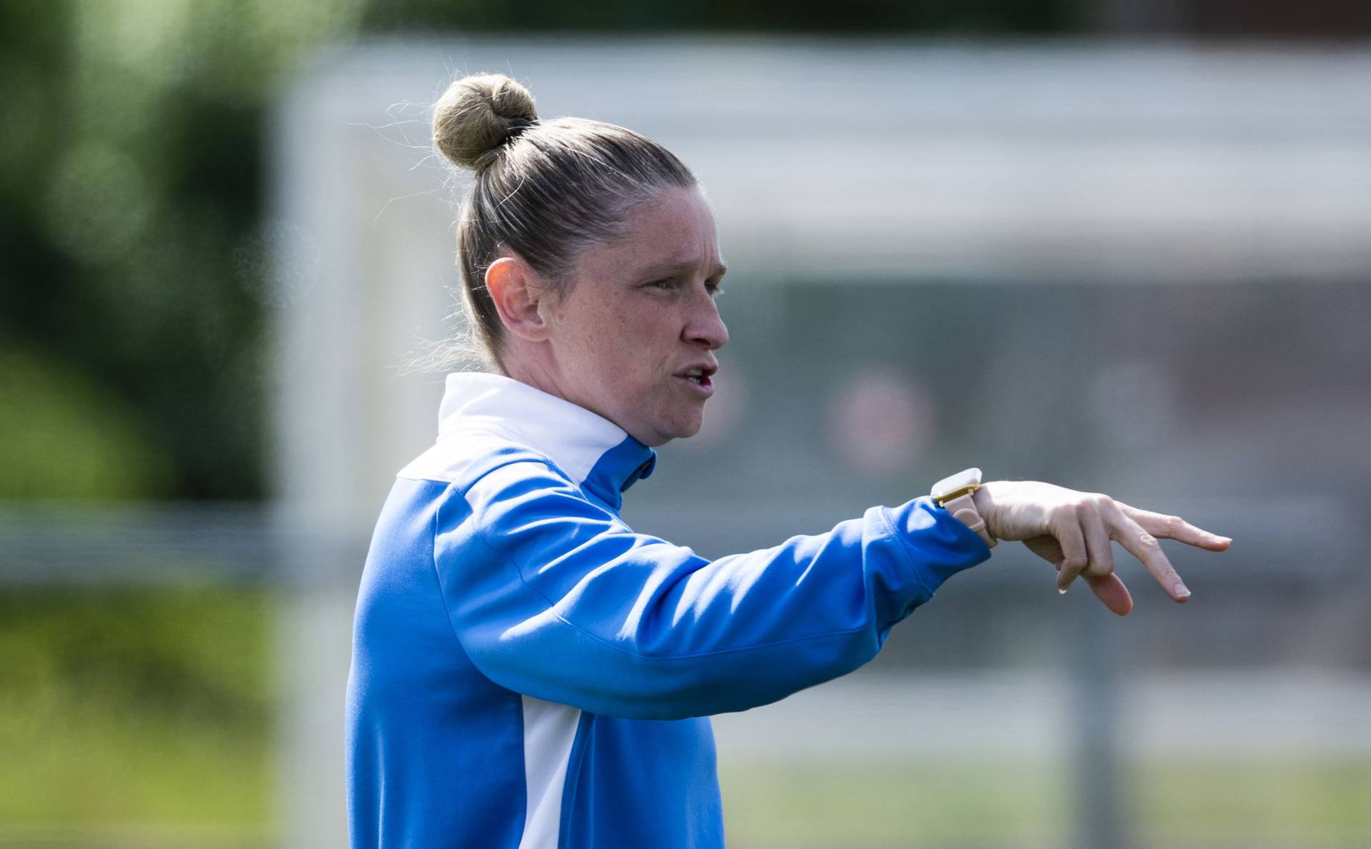 Glasgow City Head coach Leanne Ross knows a win at Ibrox will guarantee title.