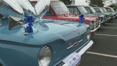 Car enthusiasts celebrate 60 years since production of first Hillman Imp at Linwood factory