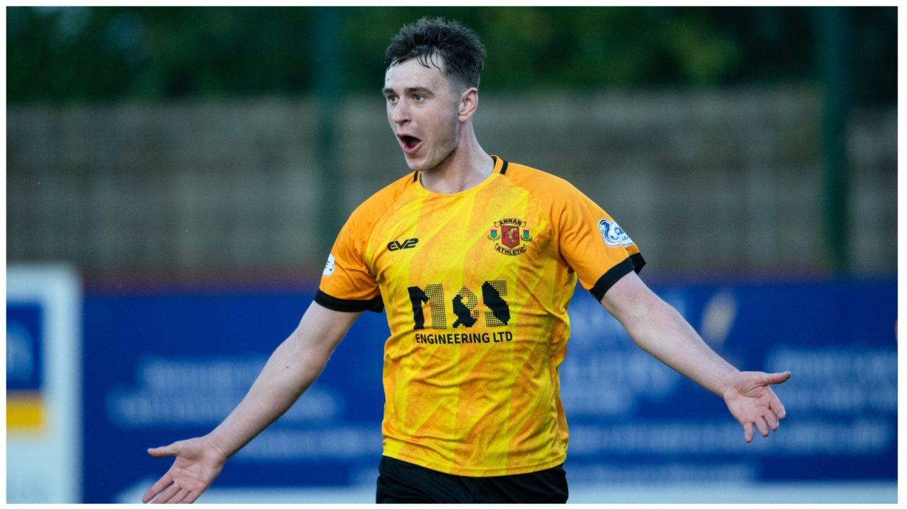 Max Kilsby’s brace helps Annan to first-leg victory against Clyde