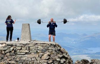 Mountain rescuer reaches Ben Nevis summit with 100kg weight for Doddie Weir MND charity