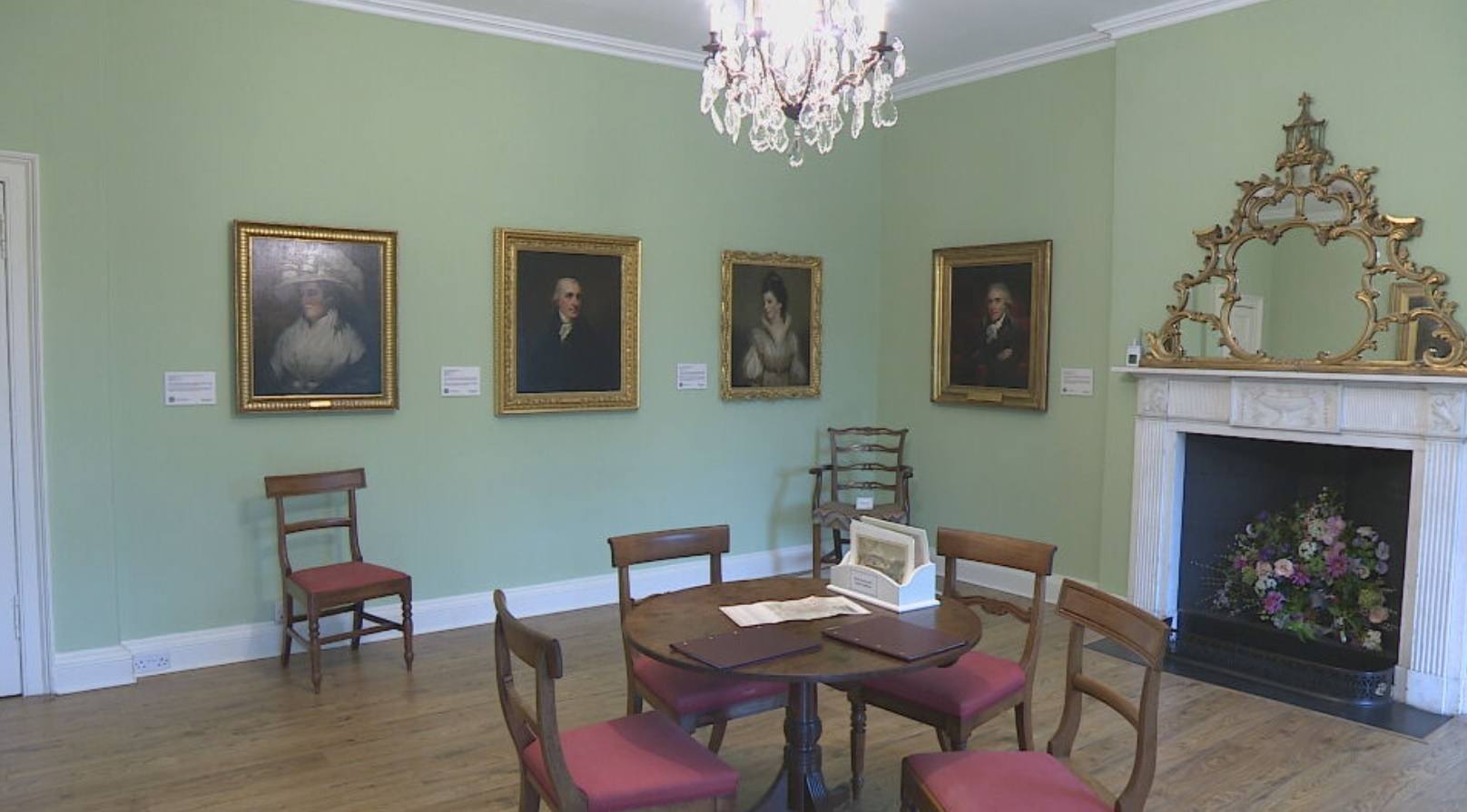 The exhibition as opened at Georgian House in Edinburgh