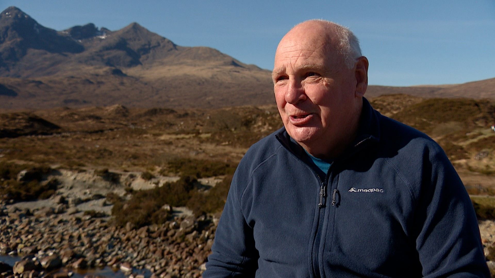 Bill travelled from Australia to the Scottish Highlands.