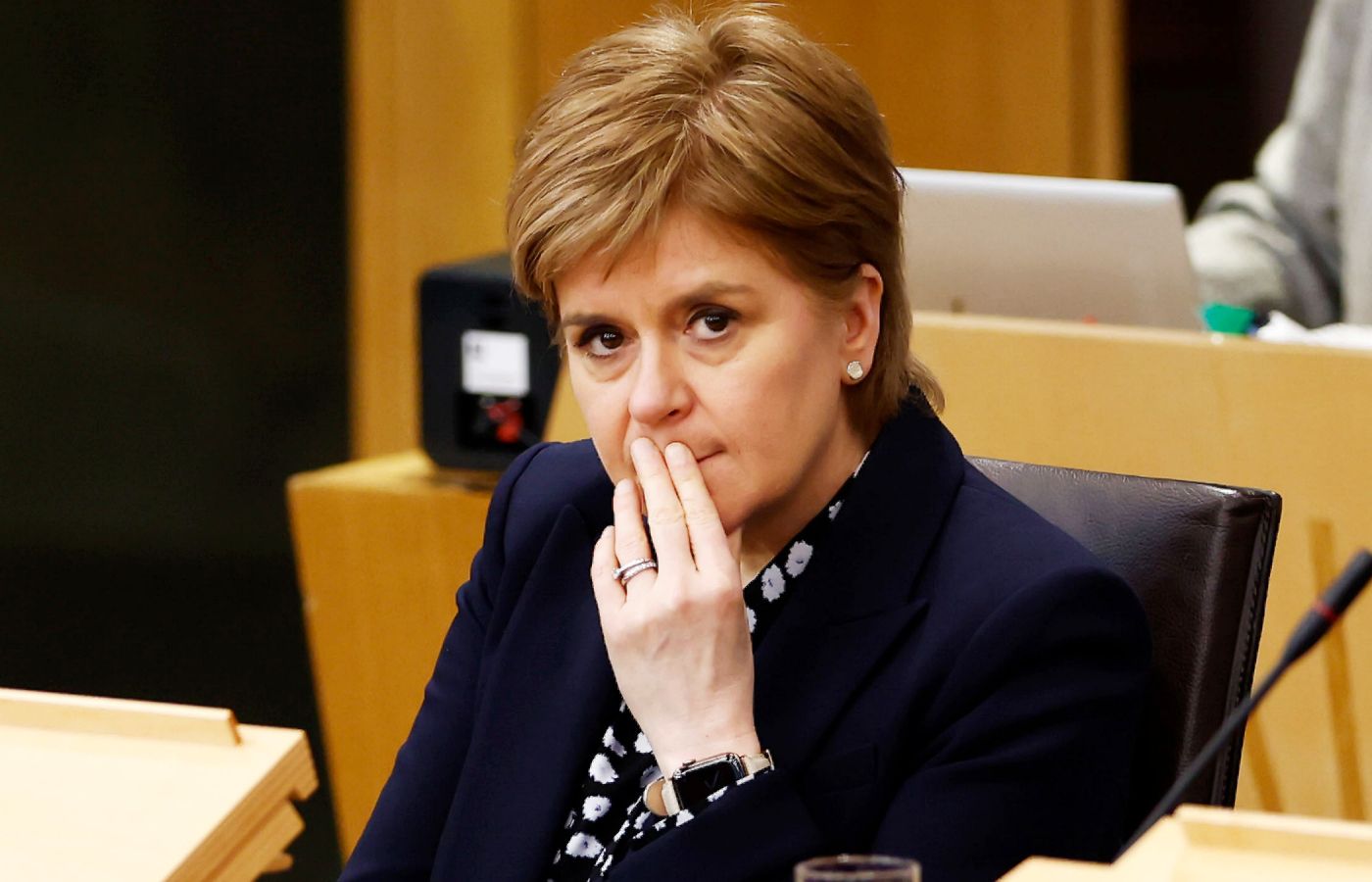 Nicola Sturgeon said she believed the exit poll would be 'broadly right'.a